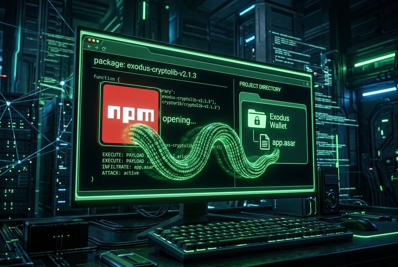 หนอนบ่อนไส้ในแพ็กเกจ npm: เจาะลึกการโจมตี Supply Chain เพื่อแอบ 'ปะผุ' ไฟล์ ASAR ใน Exodus Wallet